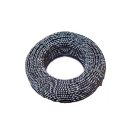 Cable acero galvanizado 6x19+1 (1m)